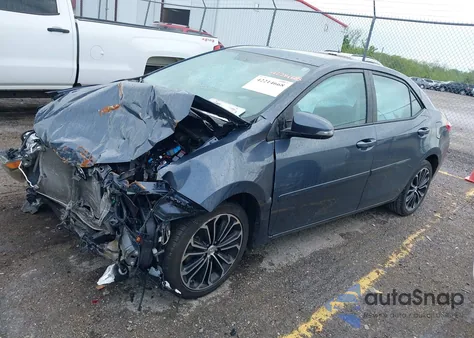 2016 Toyota Corolla S Plus from USA, damaged, VIN 5YFBURHE9GP523602